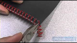 How To Properly Crimp Coil Bound Books [upl. by Small]