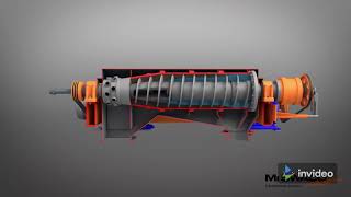 Decanter Centrifuge working Principle  Animation  Oil Drilling  Solid Control [upl. by Keyte82]