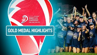 Gold Medal Highlights  2024 World Lacrosse Womens U20 Championship [upl. by Pacifa24]