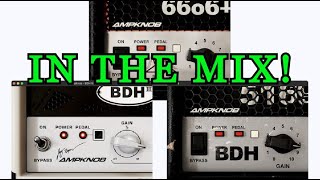 AmpKnob Bundle BDH 5169 BDH 66o6 amp BDH III Amp Sims by Bogren Digital  IN THE MIX Metal [upl. by Irep]