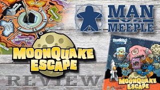 MoonQuake Escape Breaking Games Review by Man Vs Meeple [upl. by Brote]