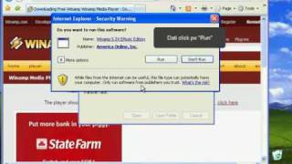 Instalare Winamp [upl. by Nwahsem]