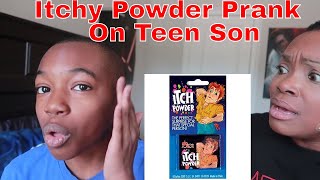 Itchy Powder Prank On Son [upl. by Marijn]