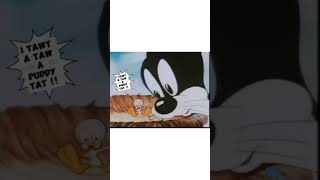 Tweety I tawt I taw a puddy cat sylvester tweety tweetybird cartoon [upl. by Enoj361]