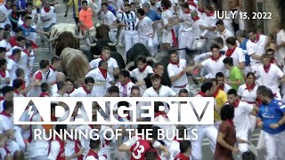 Pamplonas Running of the Bulls 2022  Day 7  Full Run [upl. by Bueschel]