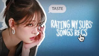 RATING MY SUBSCRIBERS SONG RECOMMENDATIONS 2K Subs Special [upl. by Norean]