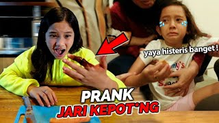 PRANK ALIA Mau Buat Makanan Buka Puasa Jari Ku KEPOTNG Dia Panik [upl. by Edgerton]