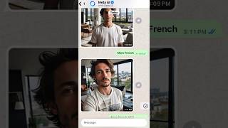 Ai chat photos of French guy 🇫🇷😉 cometchat chatapplication whatsappimages ai shorts [upl. by Dulsea]