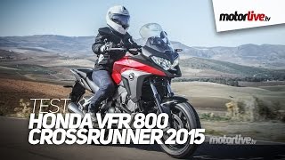 TEST  HONDA VFR 800 X CROSSRUNNER 2015 [upl. by Lissa]