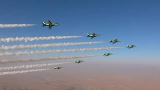 G20 Riyadh Summit G20 Saudia Flyover 21112020 [upl. by Tharp]