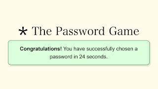 How speedrunners beat The Password Game in 24 seconds [upl. by Nastassia722]