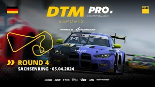 Runde 4 Sachsenring  DTM eSports  ReLive  Deutsch [upl. by Anneyehc]