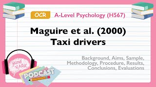 Podcast Maguire et al 2000 Taxi drivers [upl. by Nnasus761]