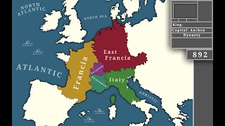 Frankish Empire Every Years [upl. by Lomaj961]