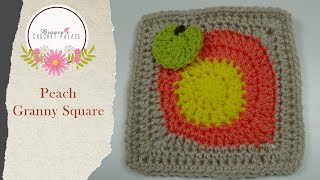 Peach Granny Square  CROCHET TUTORIAL  BiancasCrochetPalace [upl. by Navada917]