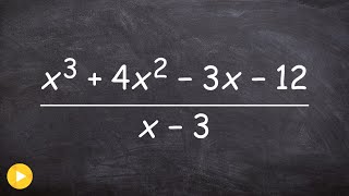 Dividing polynomials using long division [upl. by Granlund]