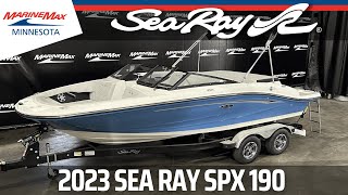 2023 Sea Ray SPX 190  MarineMax Rogers [upl. by Ocin]