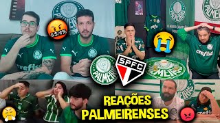 REAÇÕES dos PALMEIRENSES FURIOSOS com a ELIMINAÇÃO  PALMEIRAS 1X2 SÃO PAULO REACT COPA BR 2023 [upl. by Valry884]