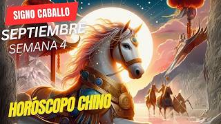 🍀 Signo Caballo del Horóscopo CHINO Números de la Suerte para Esta Semana 4 de SEPTIEMBRE 👀Consejos🦄 [upl. by Remus]