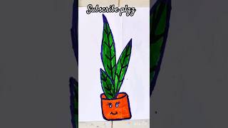 how to draw a plants drawingtrendingshortsviralshort [upl. by Diver]