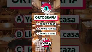 Examen testdeculturageneral gramáticaespañol ortografia quiztime preguntasculturales clases [upl. by Nilad]