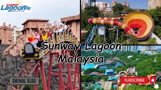 Sunway Lagoon  Theme Park amp Water Park  Malaysia vlog 08 [upl. by Jehovah]