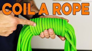 How to coil a climbing rope like a pro [upl. by Amling432]