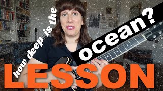 how deep is the ocean jazz guitar lesson [upl. by Tasia493]