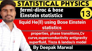 liquid Hell using bose einstein statistics  superconductivity superfluid  tisza amp landaus model [upl. by Loralyn988]