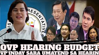 LIVESTREAM Vice President Sara Duterte attends the House hearing on the OVPs spending [upl. by Nlocnil]