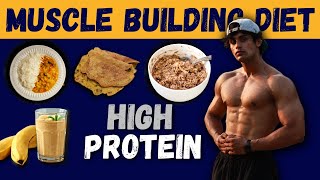 Simple 4 meals for Muscle gain  Full day of Eating [upl. by Solokin667]