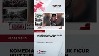 Komedian amp Publik Figur Ikut Hadiri Aksi Demo di DPR  tvOne [upl. by Enitnelav]