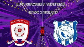 SC POPESTILEORDENI VS UNIREA CONSTANTA  CUPA ROMANIEI A VEDETELOR  GRUPA D ETAPA 1 [upl. by Cheri]