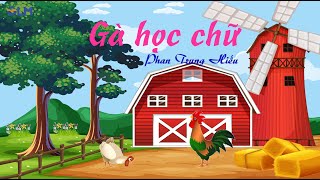 Bài thơ Gà học chữ  OLM Mầm non OLMVN [upl. by Ahsenar482]