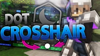 How to get the Dot Crosshair in Minecraft tutorial [upl. by Lombard]