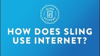 Sling 101 How does Sling TV use the internet [upl. by Nahsez]