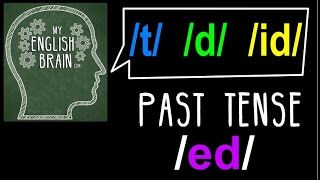 Past Tense ed Pronunciation My English Brain [upl. by Fabrianna]