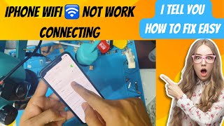 iphone wifi connected but not working easy solution [upl. by Ademordna]