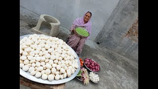 Mutter Mushroom Recipe  Healthy Village Food by Grandma  veg village food  recipes  village life [upl. by Carlton]