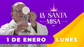 MISA DE HOY Lunes 1 De Enero De 2024 Padre Hernán Pinilla  Cosmovision [upl. by Aleras]