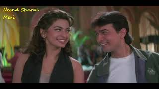 Neend Churai Meri Kisne O Sanam Song  Ishq 1997  Aamir Khan  Juhi Chawla  Ajay Devgan  Kajol [upl. by Lexy706]