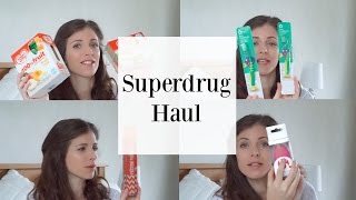 SUPERDRUG HAUL [upl. by Ahseina]