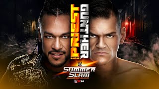 FULL MATCH  Damian Priest vs Gunther World Heavyweight Championship Match WWE SummerSlam 2024 [upl. by Horst547]