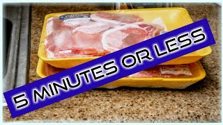 How to Quickly Defrost Frozen Meat In Under 5 Minutes  Step by Step Instructions  The simple way [upl. by Bat]