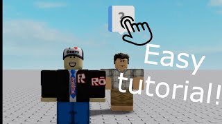 How to make a working dialog in Roblox Studio EASY [upl. by Keeton]