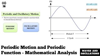 Periodic Motion and Periodic Functions  Mathematical Analysis  Waves And Oscillations [upl. by Einimod]