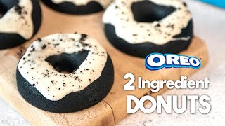 2Ingredient OREO DONUTS in the Microwave 💙  In Just 2 Minutes [upl. by Eirehc219]