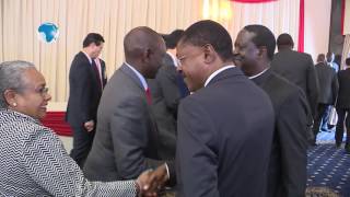 Raila Wetangula meet Uhuru DP Ruto for talks at State House [upl. by Faletti868]