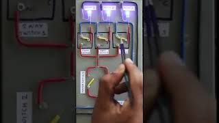 Master switch wiring with twoway switch DPDTdemonstration short diy wiring trending election [upl. by Swagerty49]