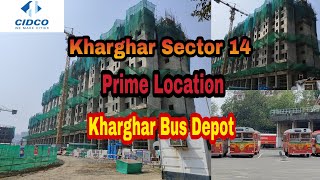 New CIDCO Lottery Project In Kharghar  New Kharghar Bus Depot  SECTOR 14  Prime Location [upl. by Llemert]